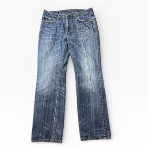 Banana Republic Mens‎ Straight Fit Jeans Denim 33x32 Cotton Western Stackable
